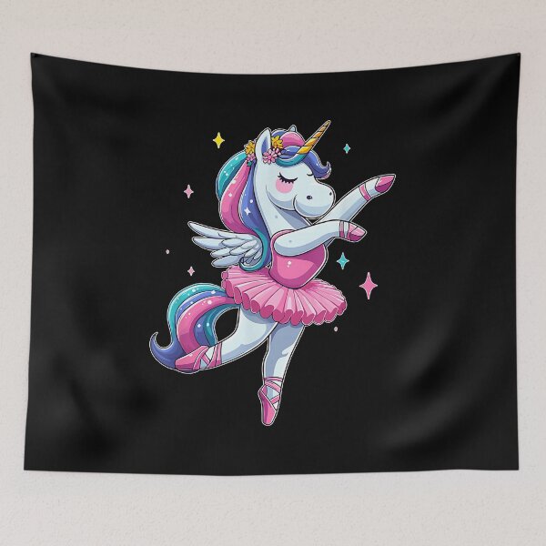Item preview, Cute Ballerina Unicorn Ballet Dance Girl designed and sold by Goleon12.