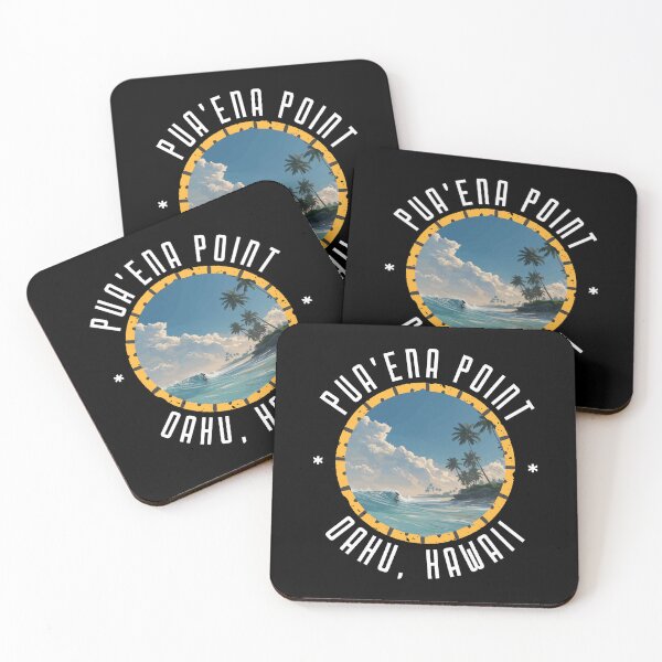Item preview, Puaena Point - Oahu, Hawaii (with White Lettering) designed and sold by VelvetRoom.