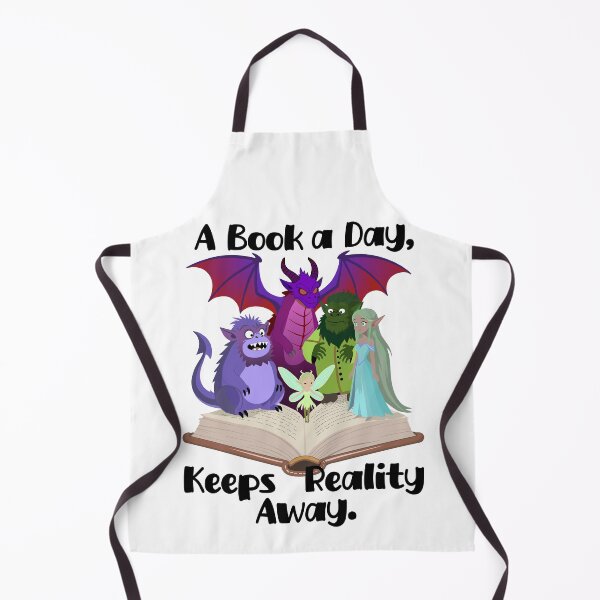 Item preview, A Book a Day Keeps Reality Away designed and sold by Really Bad Art.