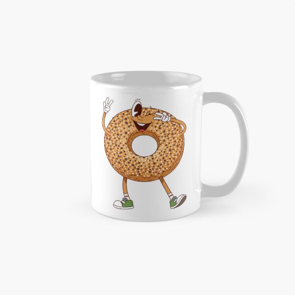 Item preview, Bagel Retro 70s Character designed and sold by Magnolia Valley Art.