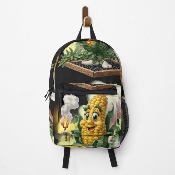 Item preview, Funny Grilling Corn Mascot – Cute BBQ Sweet Corn Cartoon Chef designed and sold by ChenEngEng.
