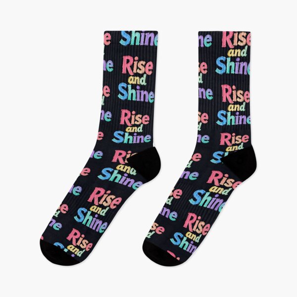 Item preview, Rise and Shine: Vibrant Textured Oil Paint Typography designed and sold by Dreamy Armine Art.