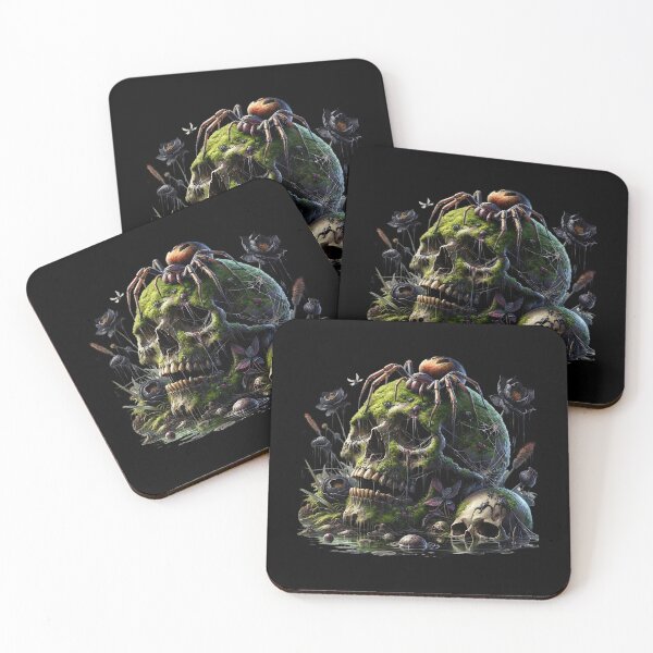 Item preview, Spooky Skull Graphic – Creepy Dark Art Design designed and sold by artedigital99.