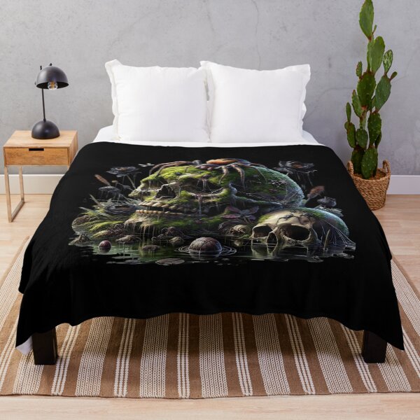 Item preview, Spooky Skull Graphic – Creepy Dark Art Design designed and sold by artedigital99.