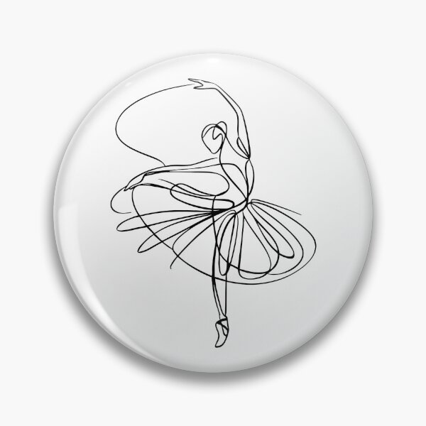 Item preview, Ballet Dancer Dancing Ballerina Minimalist Dance Women Girls designed and sold by Goleon12.