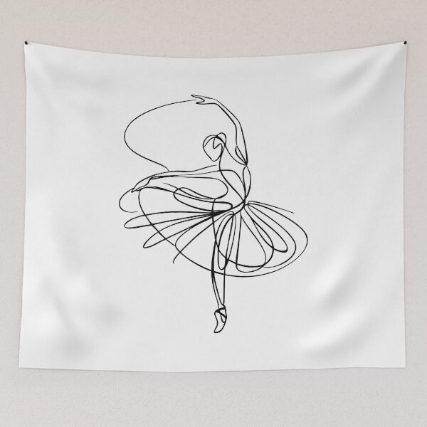 Item preview, Ballet Dancer Dancing Ballerina Minimalist Dance Women Girls designed and sold by Goleon12.