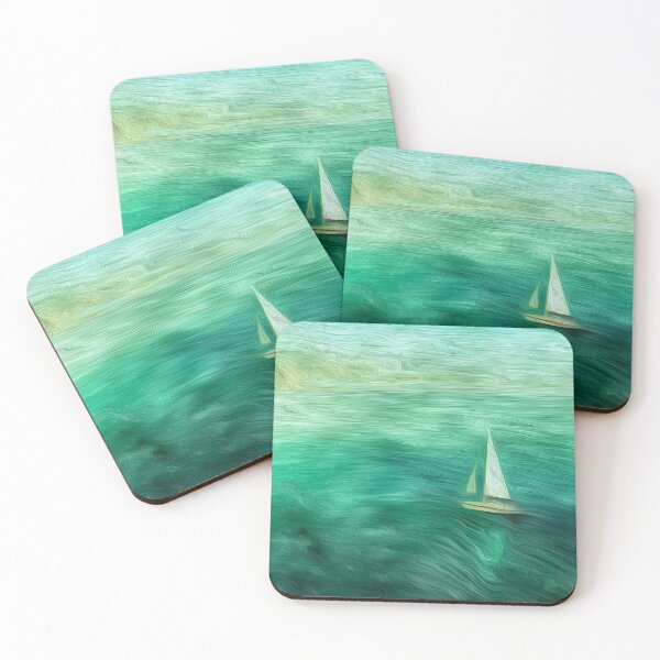 Item preview, Sailing on a sea of green designed and sold by Lightscapes by Jacqueline.