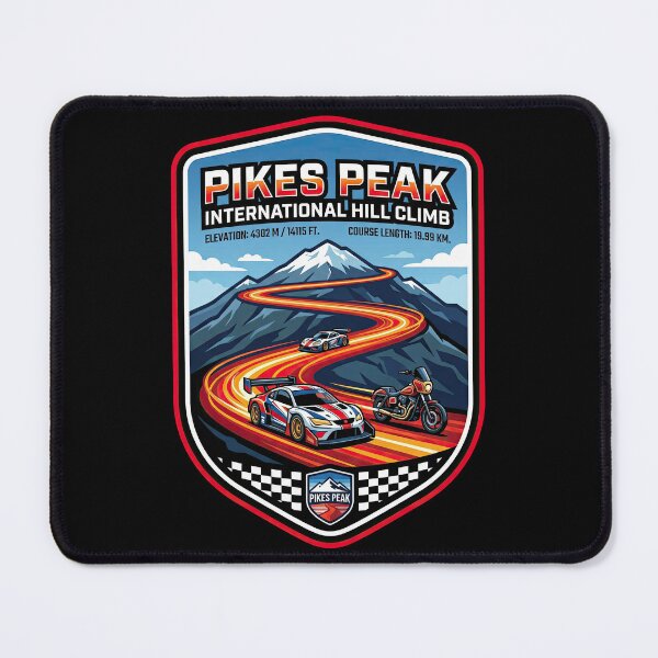 Item preview, Pikes Peak Summit Drive Motorsport Illustration designed and sold by enzoade.