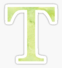 Lime Watercolor Τ Sticker