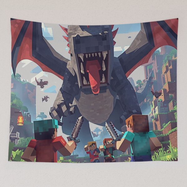 Item preview, The Ultimate Minecraft Dragon Boss designed and sold by MangaVersePrint.