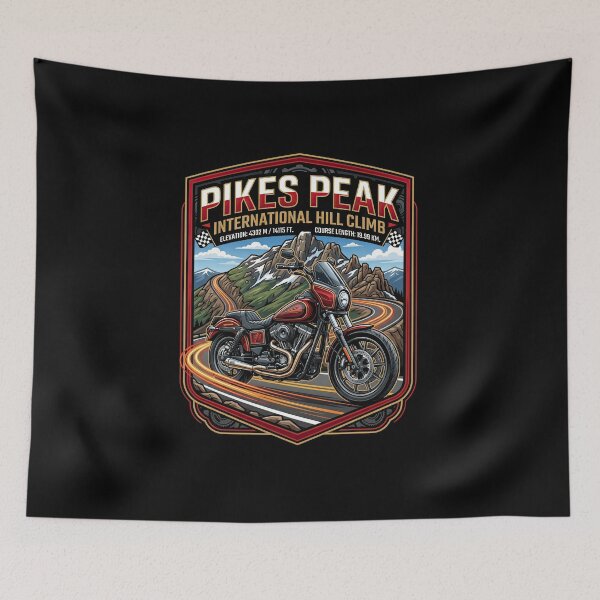 Item preview, Pikes Peak Hill Climb Racing Culture Artwork designed and sold by enzoade.