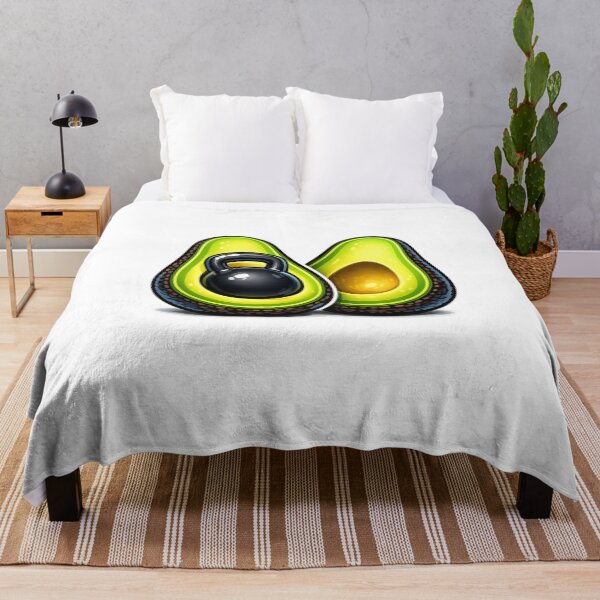 Item preview, Funny Avocado Kettlebell Gym Workout Fitness Pun designed and sold by faridman.