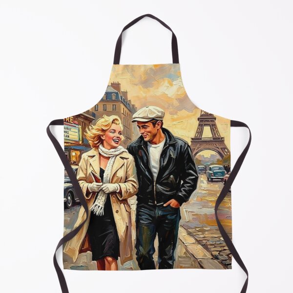 Item preview, A Parisian Stroll: Monroe and Dean at the Eiffel Tower designed and sold by Art's Diner.