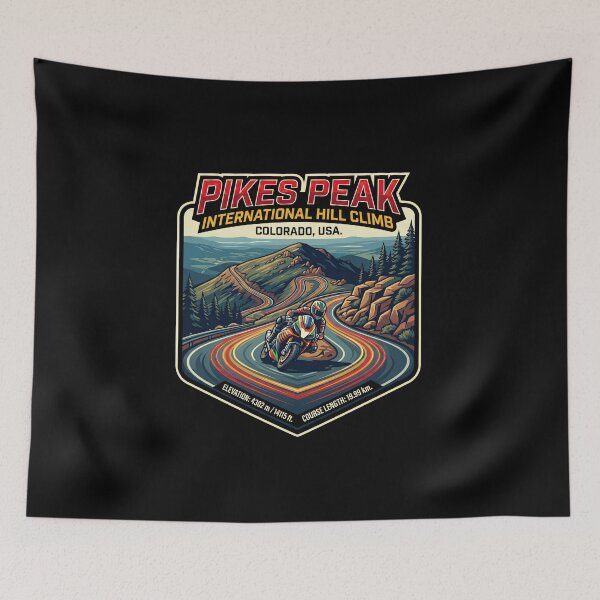 Item preview, Race to the Clouds Colorado Motorsport Art designed and sold by enzoade.