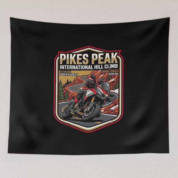 Item preview, Pikes Peak Mountain Attack Racing Illustration designed and sold by enzoade.