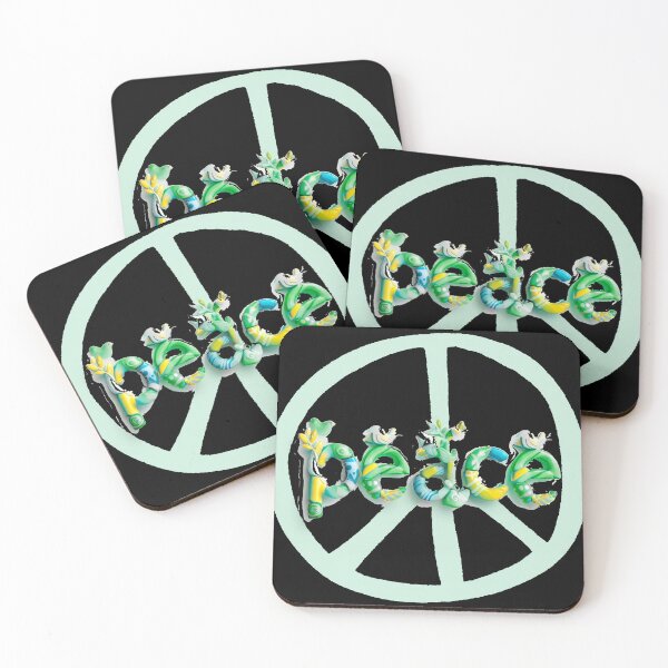 Item preview, Peace - green peace symbol designed and sold by Stefrait-7.