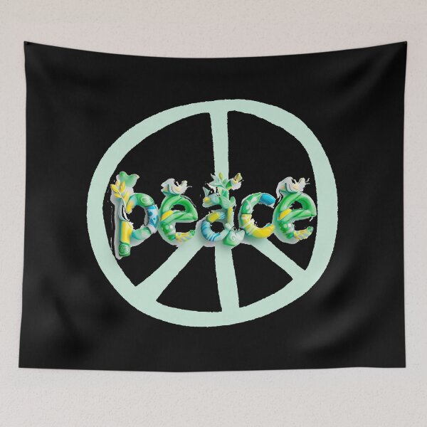 Item preview, Peace - green peace symbol designed and sold by Stefrait-7.