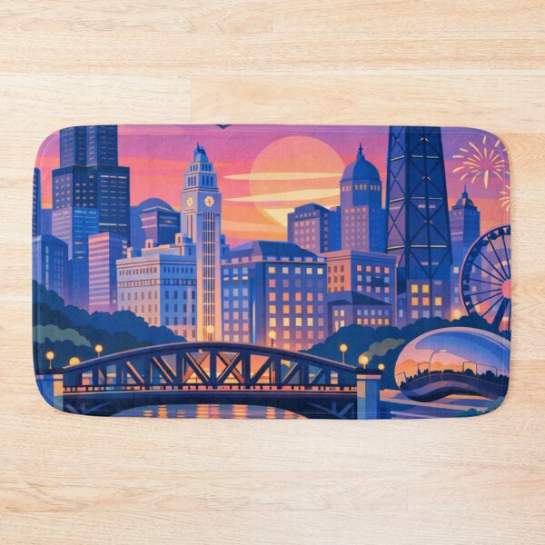 Item preview, Chicago Postcard  designed and sold by MatthewHeights.
