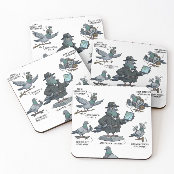 Item preview, Pigeon Government Spy's  designed and sold by Jimhebbe.