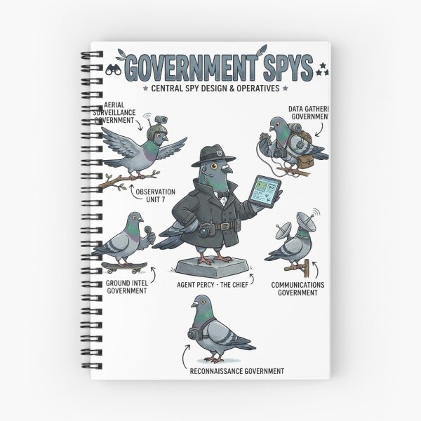 Item preview, Pigeon Government Spy's  designed and sold by Jimhebbe.