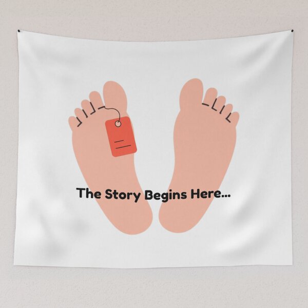 Item preview, The Story Begins Here... designed and sold by TheMackieShop.