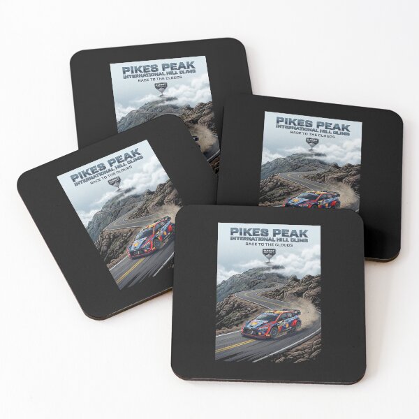 Item preview, Iconic Pikes Peak Hill Climb Illustration designed and sold by enzoade.