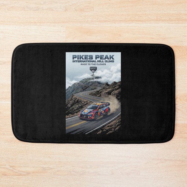 Item preview, Iconic Pikes Peak Hill Climb Illustration designed and sold by enzoade.