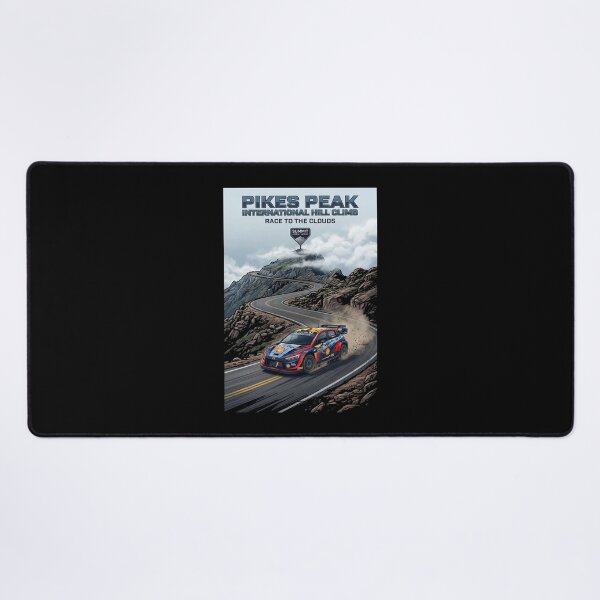 Item preview, Iconic Pikes Peak Hill Climb Illustration designed and sold by enzoade.