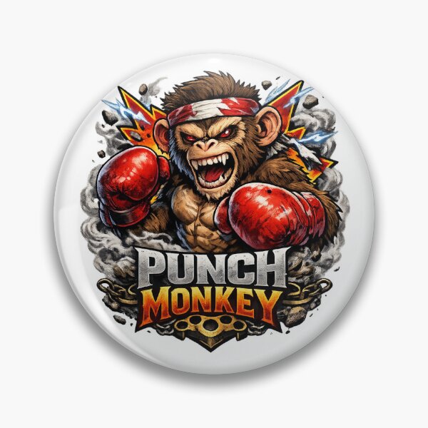 Item preview, Punch Monkey Boxing Gorilla Streetwear Design designed and sold by RedVista.