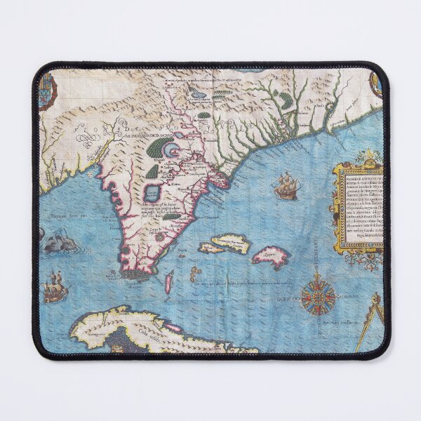 Item preview, Antique map of Florida and Cuba designed and sold by Calimax61.