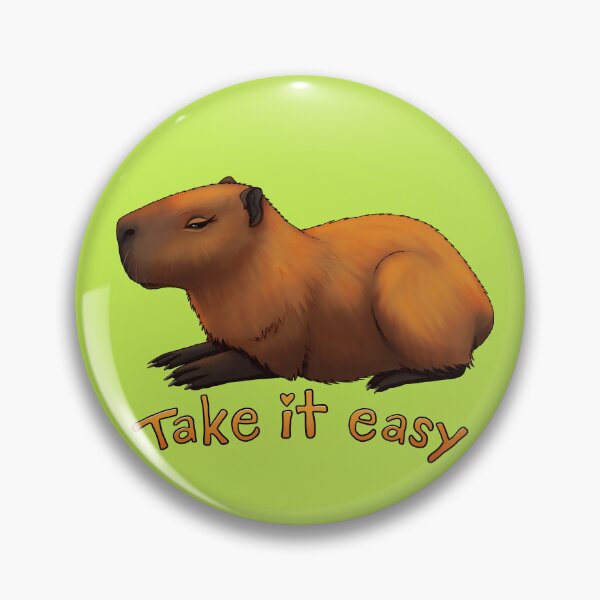 Item preview, Easygoing Capybara designed and sold by JeMiChi Art.