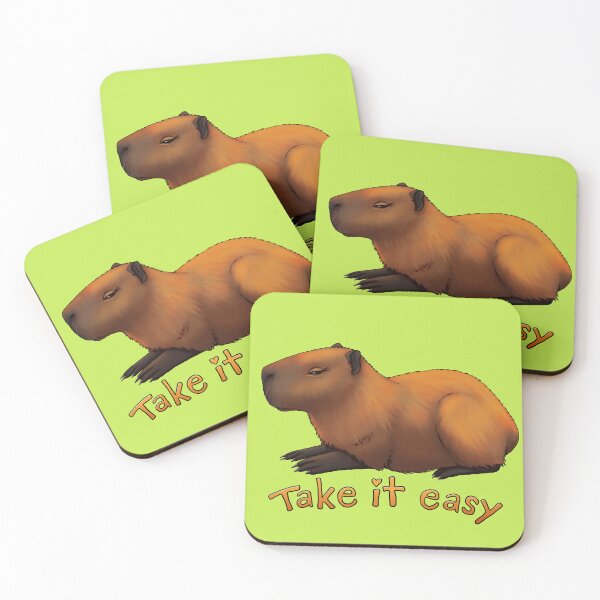 Item preview, Easygoing Capybara designed and sold by JeMiChi Art.