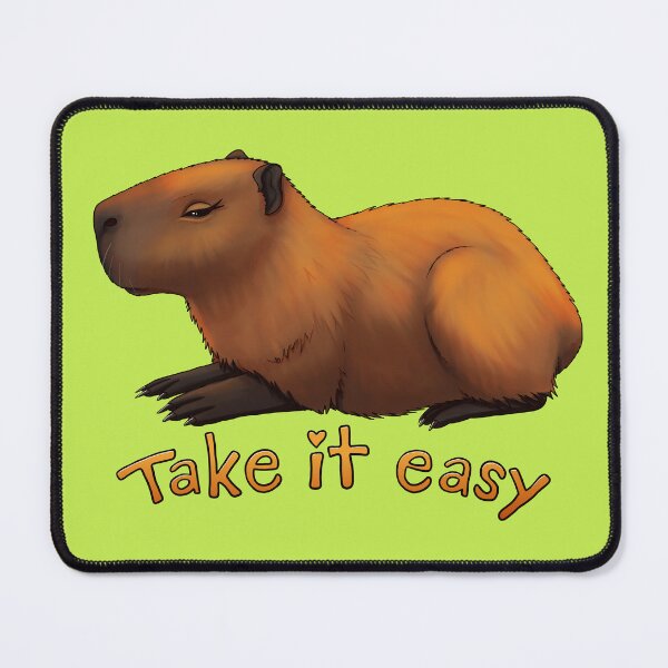 Item preview, Easygoing Capybara designed and sold by JeMiChi Art.