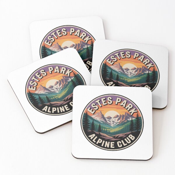 Item preview, Estes Park Alpine Club Travel Sticker - Rocky Mountain Colorado Adventure designed and sold by pod24.