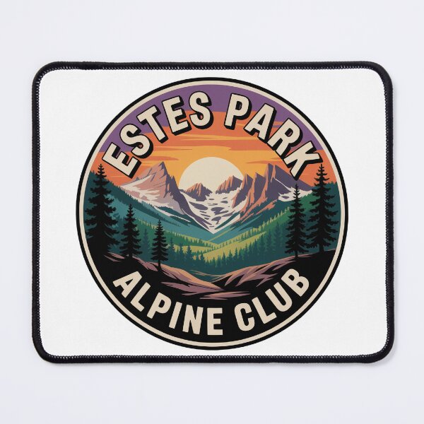 Item preview, Estes Park Alpine Club Travel Sticker - Rocky Mountain Colorado Adventure designed and sold by pod24.