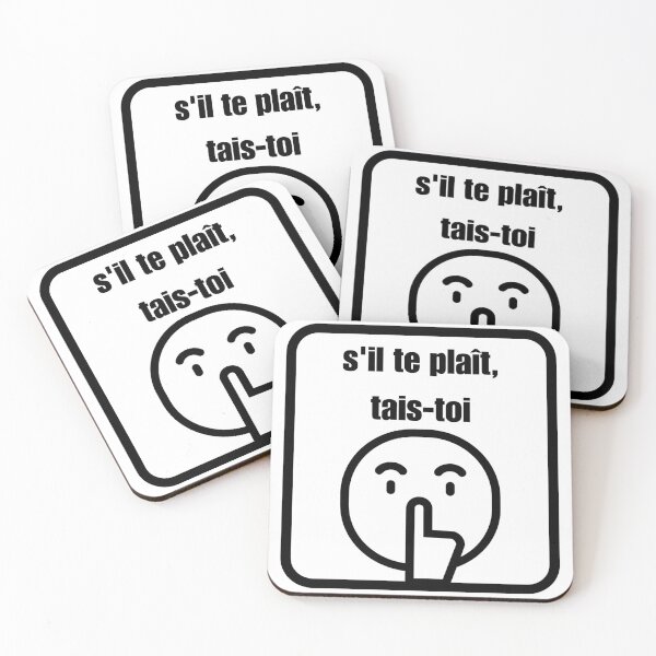 Item preview, s'il te plaît, tais-toi designed and sold by LayersDesign.