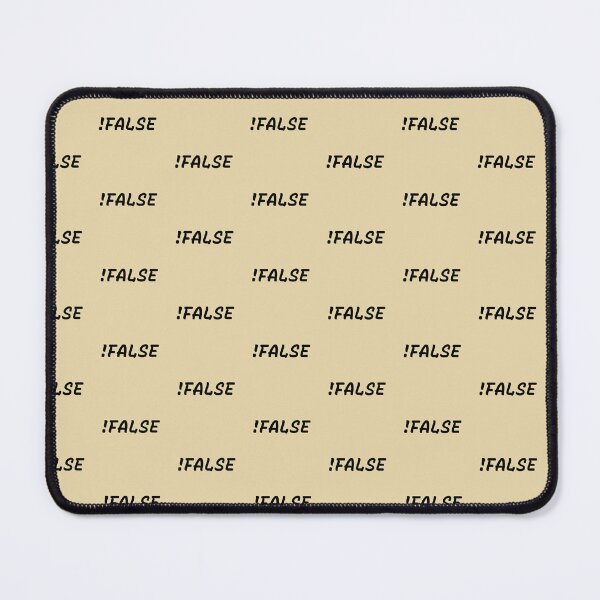 Item preview, !False - Minimalist Programmer Logic designed and sold by Mini Pixel Perfect Co..