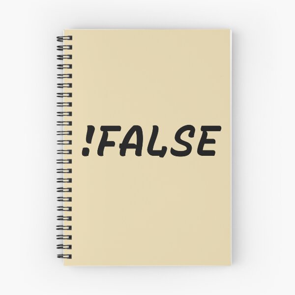 Item preview, !False - Minimalist Programmer Logic designed and sold by Mini Pixel Perfect Co..