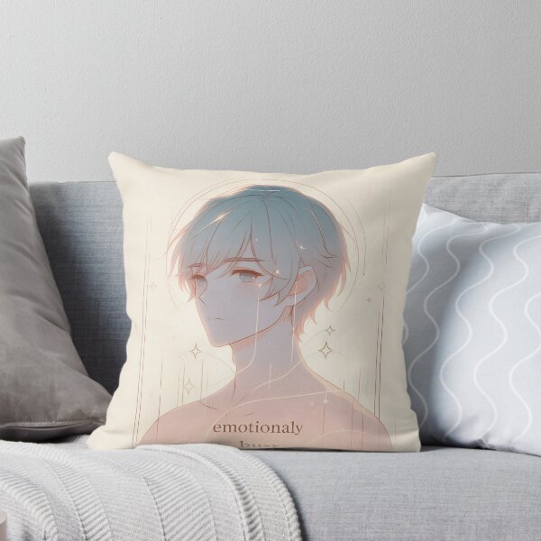 Item preview, Emotionally Busy Anime Art | Minimalist Emotional Aesthetic Illustration designed and sold by shopwithcare.