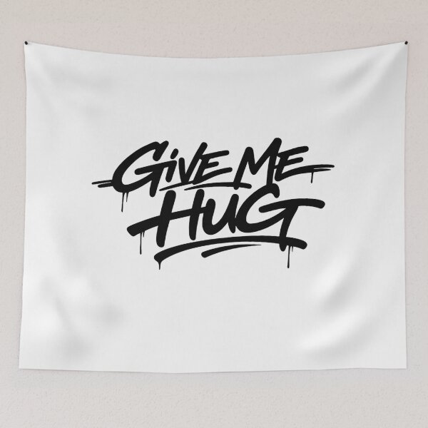 Item preview, Give Me Hug Graffiti Style – Street Art Typography Design designed and sold by Andrei Cazan.