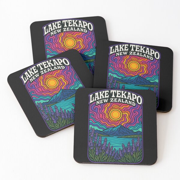 Item preview, Lake Tekapo New Zealand Travel Trippy Art designed and sold by TomFrontierArt.