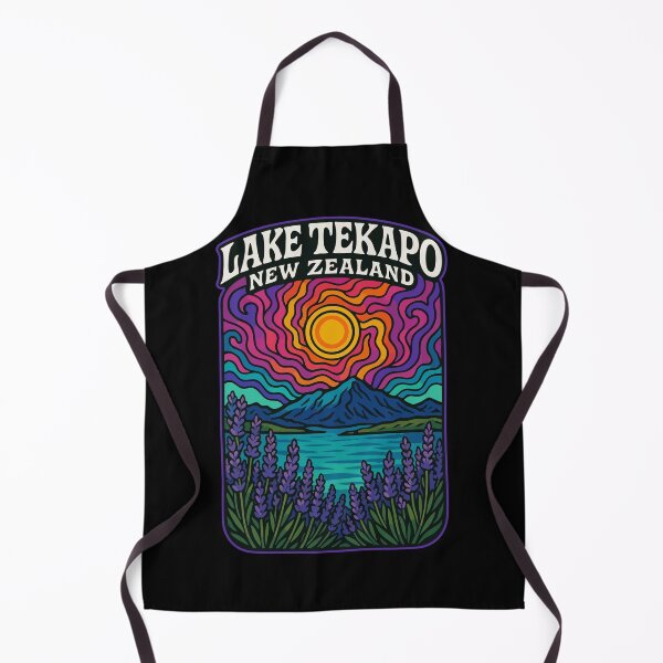Item preview, Lake Tekapo New Zealand Travel Trippy Art designed and sold by TomFrontierArt.
