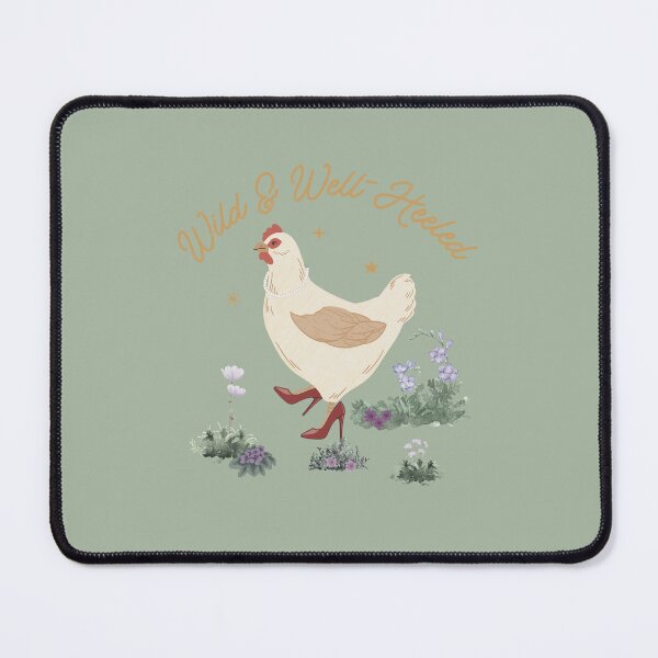 Item preview, Funny Spring Chicken in Heels Vintage 90s Style designed and sold by KiTiStudio.