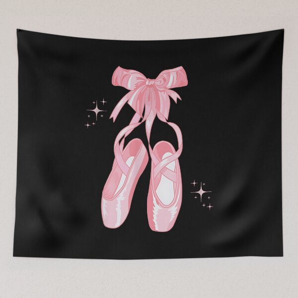 Item preview, Kids Ballet Dancer Shoes Pink Coquette Bow Girl designed and sold by Goleon12.