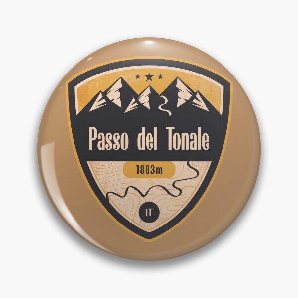 Item preview, Tonale Pass Alpine Road Badge designed and sold by CynthiaGraphics.