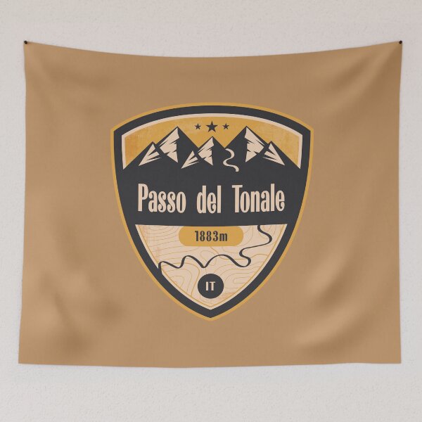 Item preview, Tonale Pass Alpine Road Badge designed and sold by CynthiaGraphics.
