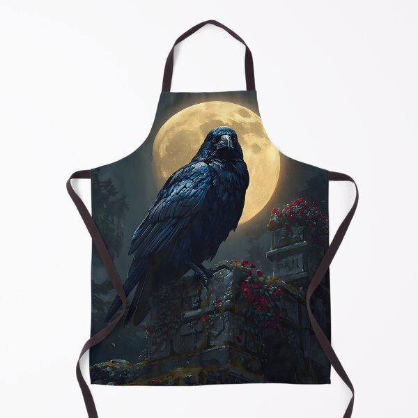 Item preview, The Raven of the Ruins — Dark Gothic Fantasy Art designed and sold by PolarisQuill.