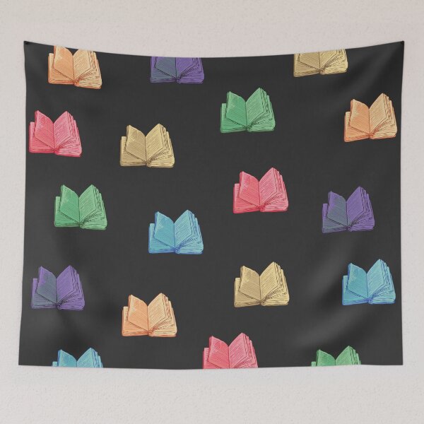 Item preview, Colorful Open Books Pattern Illustration designed and sold by Arturo Daniel Garcia Palomo.