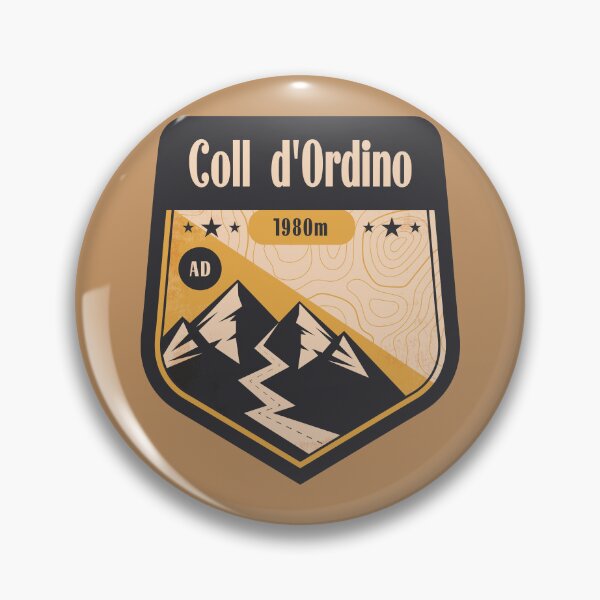 Item preview, Ordino Pass Alpine Road Badge designed and sold by CynthiaGraphics.