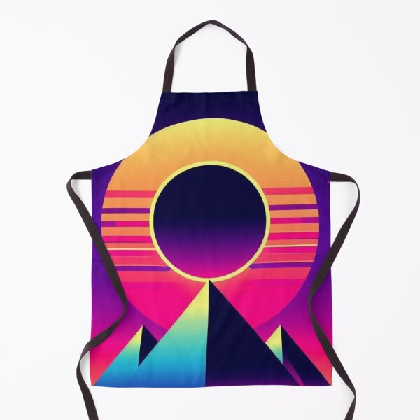 Item preview, Cosmic Pyramids – Neon Eclipse Illustration designed and sold by Dogandesighn.